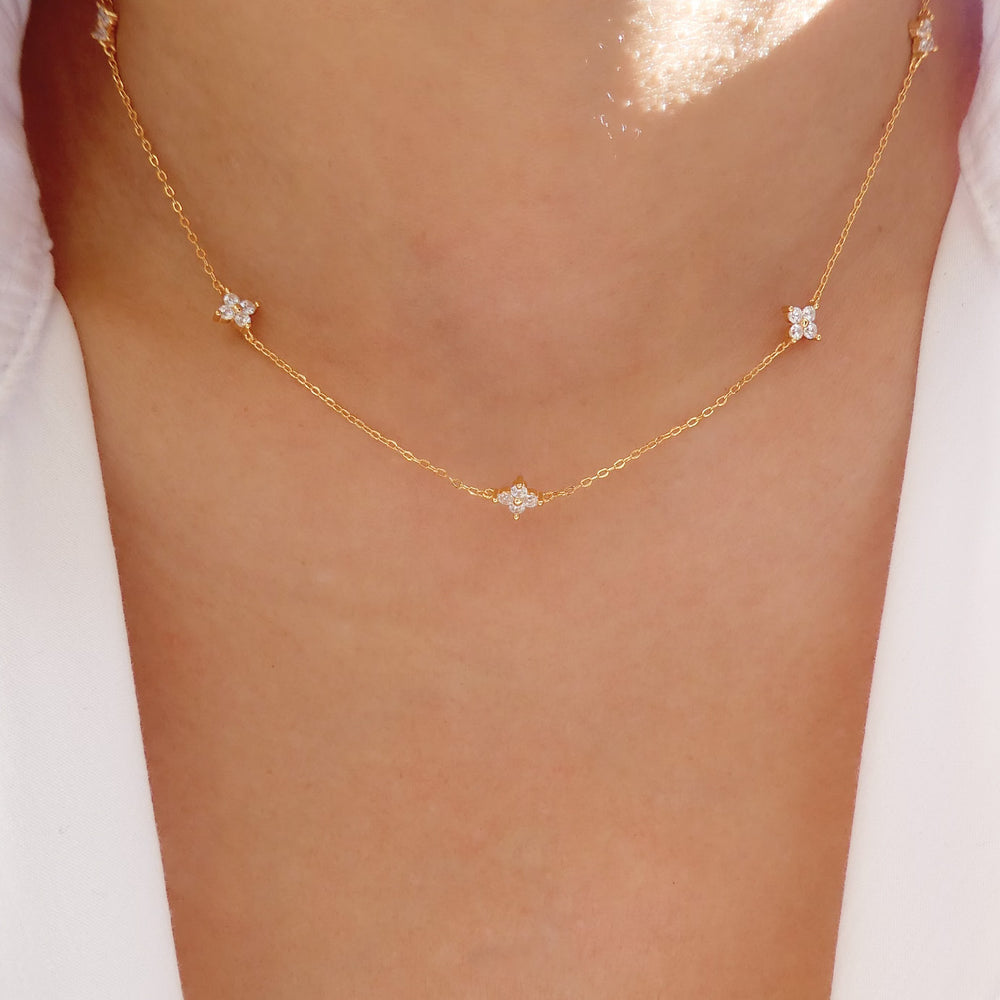 Mini Crystal Steffy Necklace