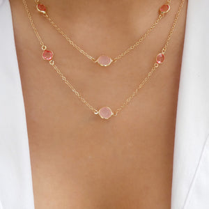 Shayna Necklace (Pink)