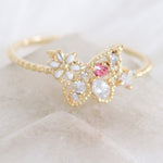 Iridescent Butterfly Ring
