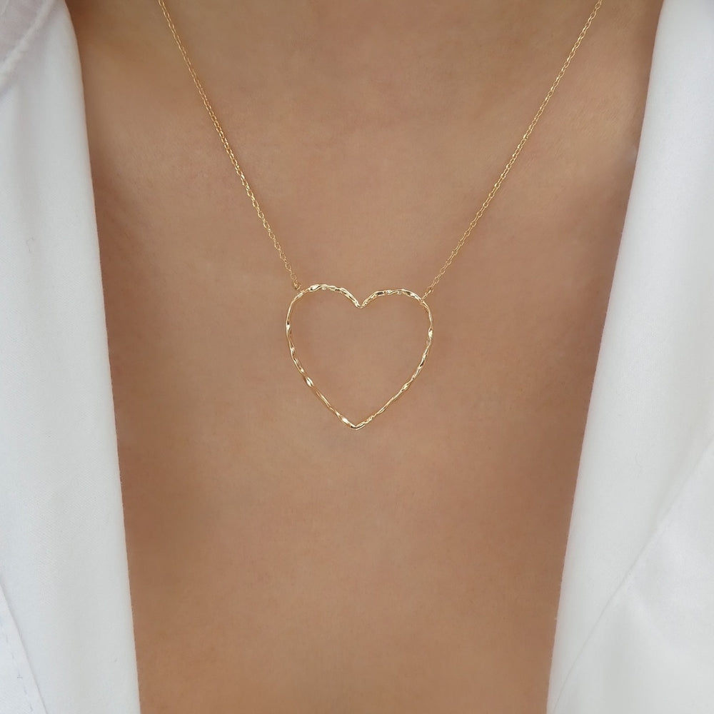 18K Heart Necklace