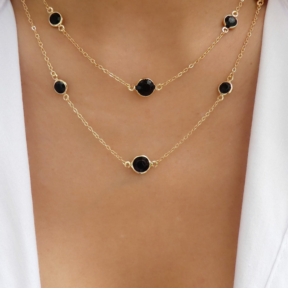 Shayna Necklace (Black)