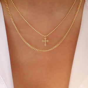 Mini Devon Cross Necklace