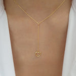 18K Chandra Heart Necklace