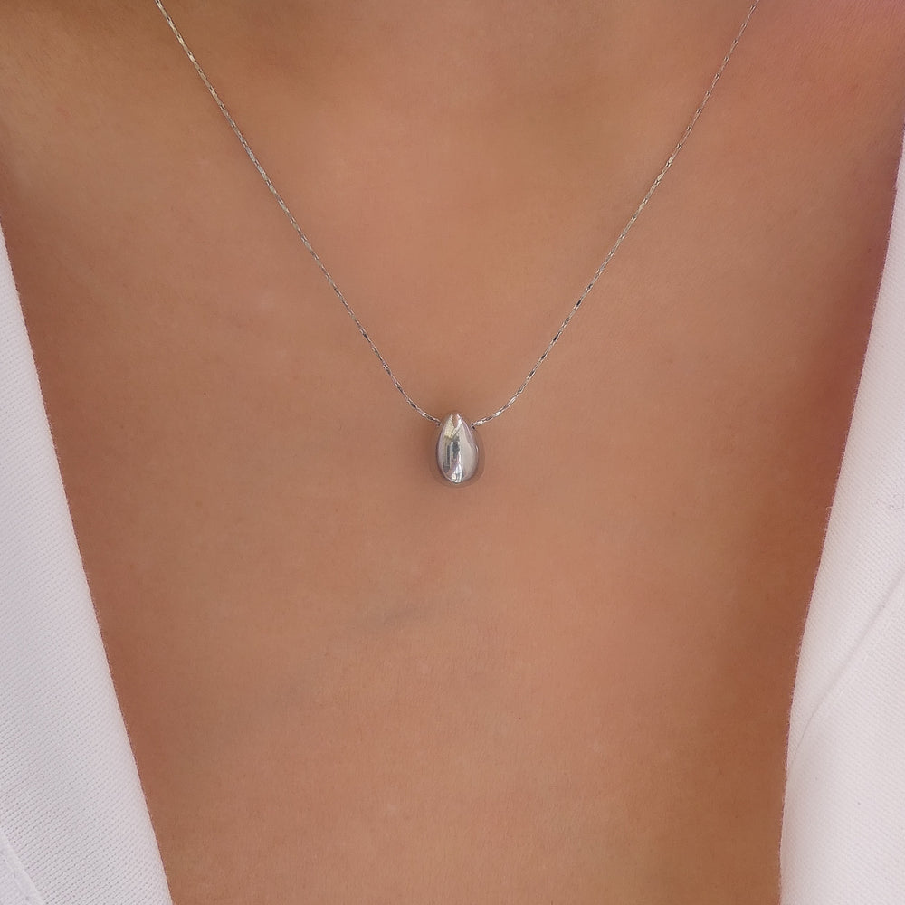Renee Pendant Necklace (Silver)