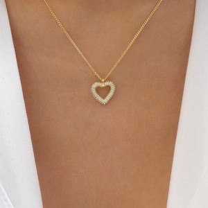 Crystal Carmella Heart Necklace