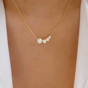 Pearl Row Necklace
