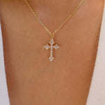 Adrienne Cross Necklace