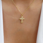 Small Renee Cross Necklace