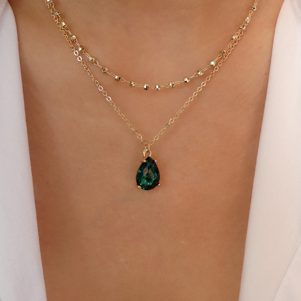 Justin Necklace (Emerald)