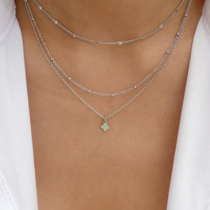 Kimberly Clover Necklace (Silver)