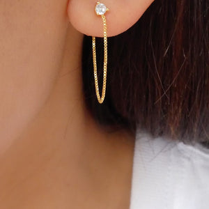 Simple Crystal Earrings