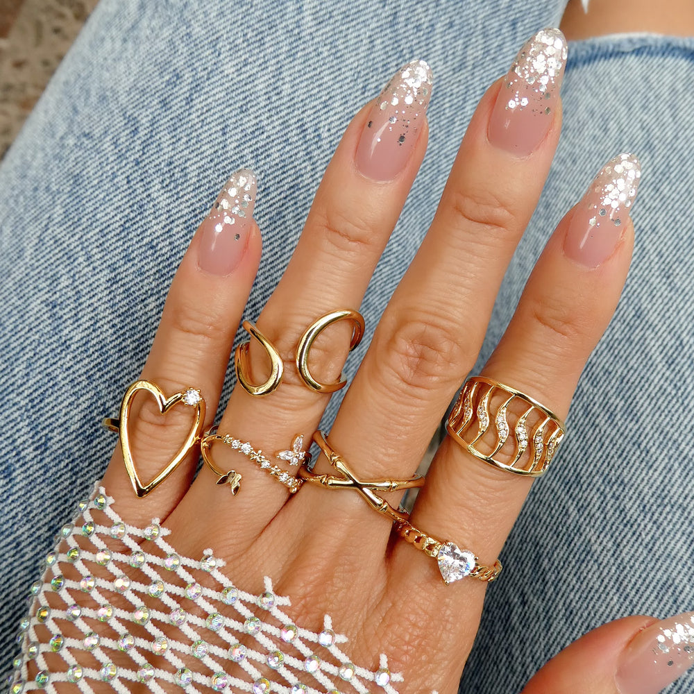 Crystal Gabby Ring