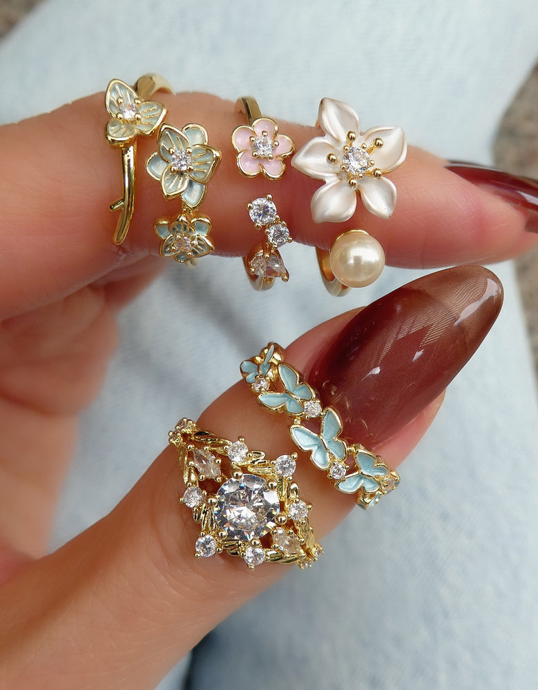 Turquoise Butterfly Ring