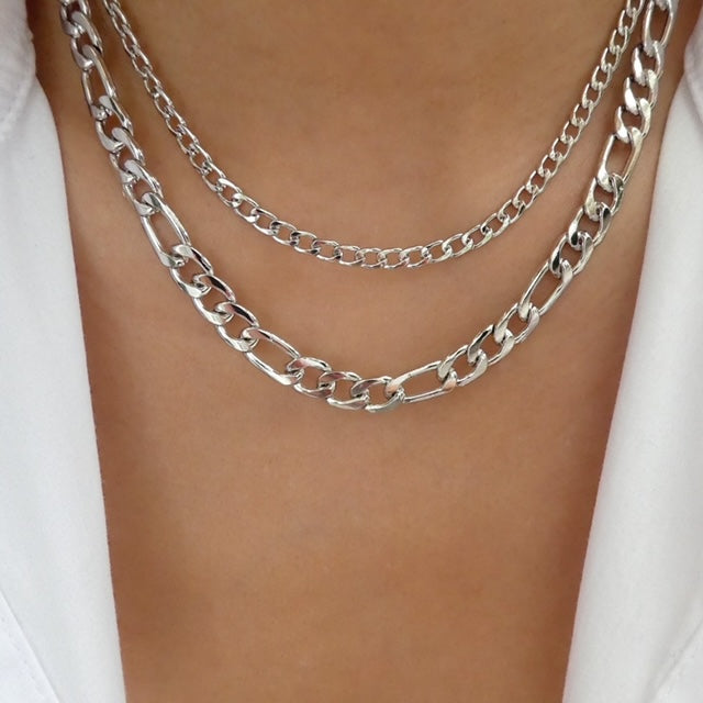 Erica Chain Necklace (Silver)