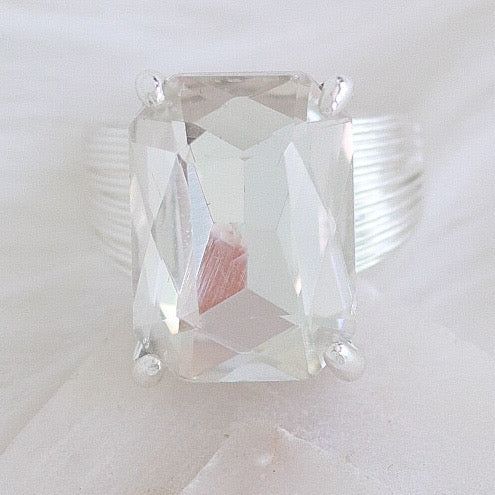 Crystal Naomi Ring (Silver)