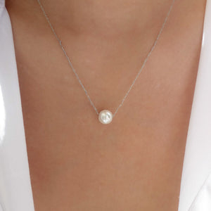 Samada Pearl Necklace (Silver)
