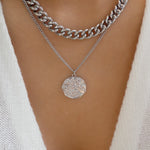 Riviera Coin Necklace (Silver)