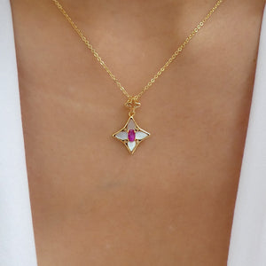 Charlotte Necklace (Pink)