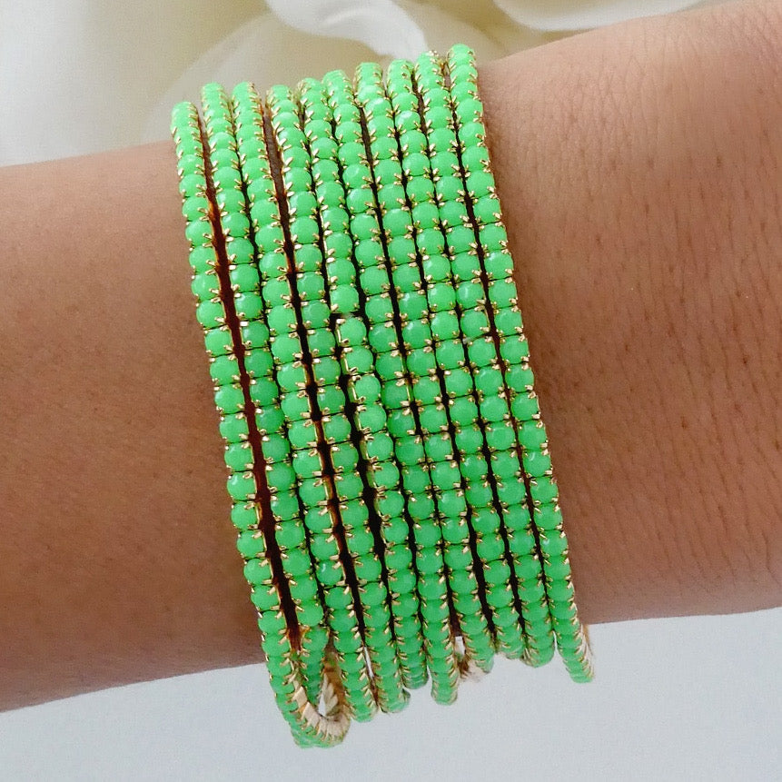 Adelyn Bracelet Set (Green)