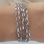 Silver Dainty Chain Bracelet