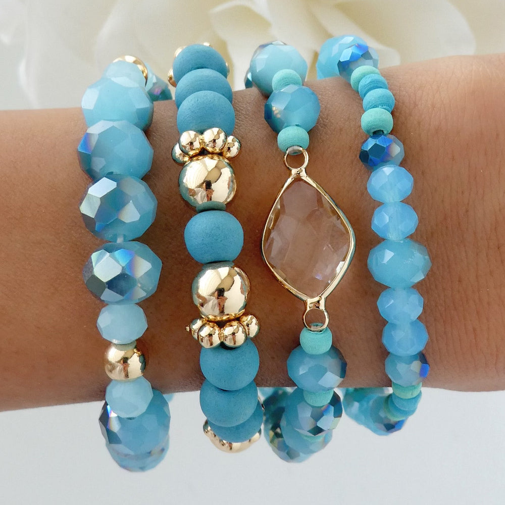 Belinda Bracelet Set (Turquoise)