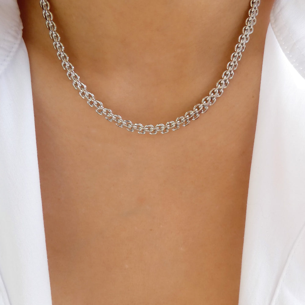 Backa Link Necklace (Silver)