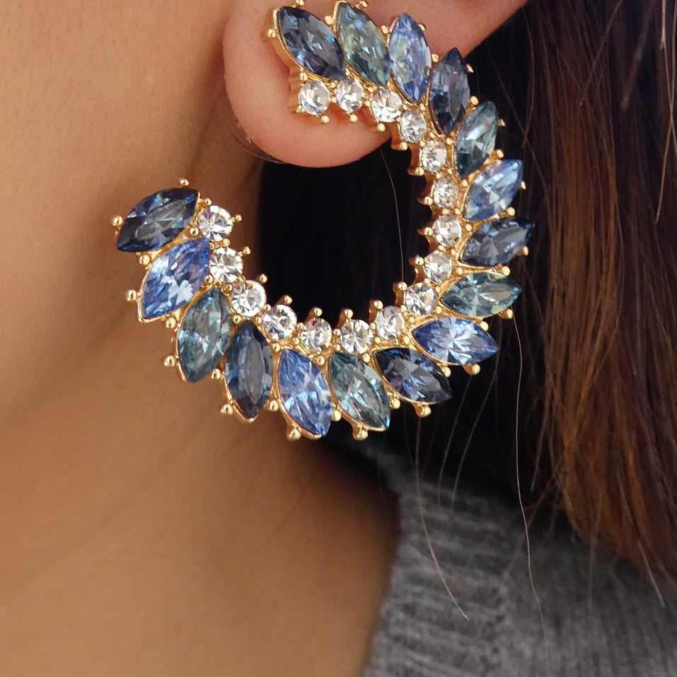 Blue Valerie Earrings