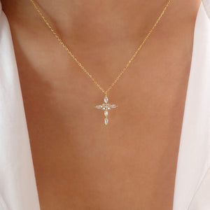18K Camilla Cross Necklace