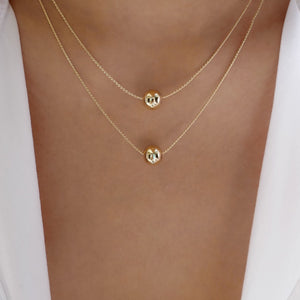 Double Ball Necklace