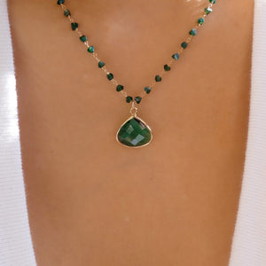 Emerald Raina Necklace