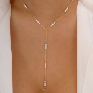 Selena Pearl Drop Necklace