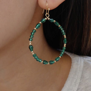 Emerald Macie Earrings