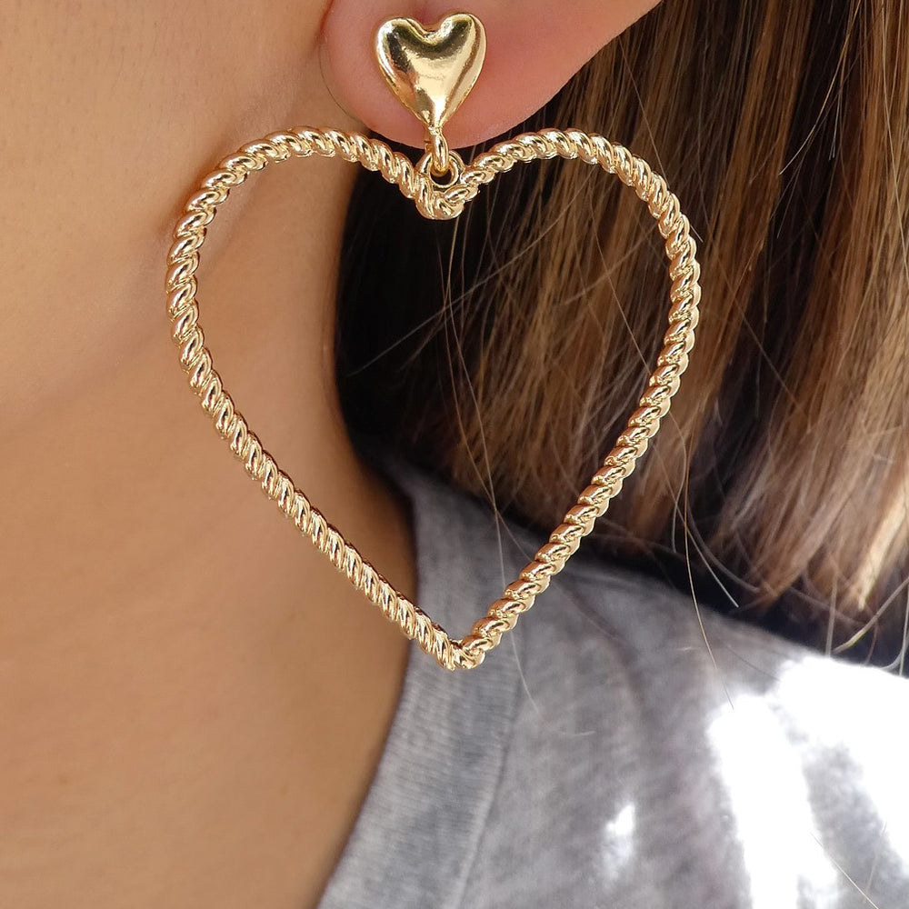 Kylie Heart Earrings