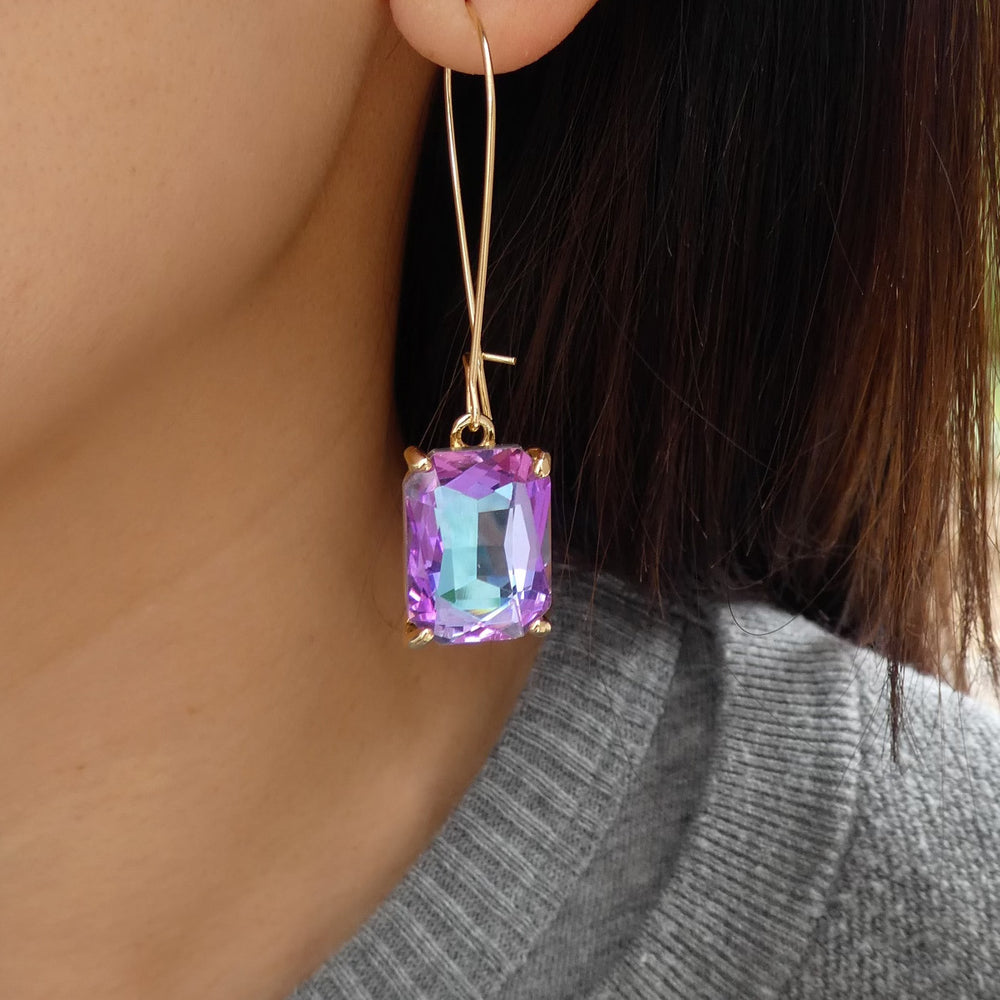 Purple Siba Hoops