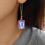 Purple Siba Hoops