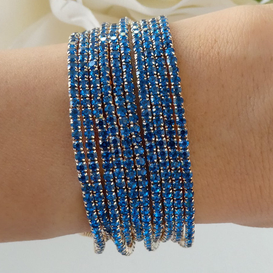 Adelyn Bracelet Set (Bright Blue)