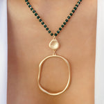 Landon Pendant Necklace (Emerald)