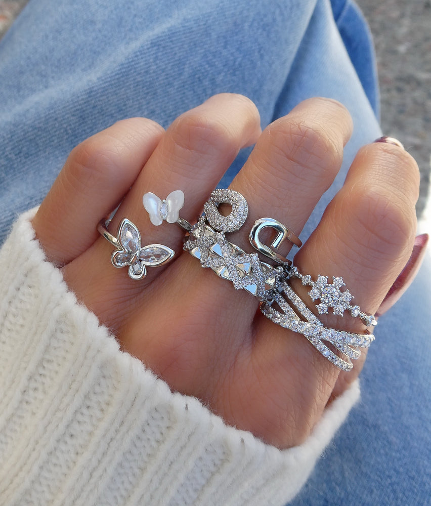 Double Butterfly Ring