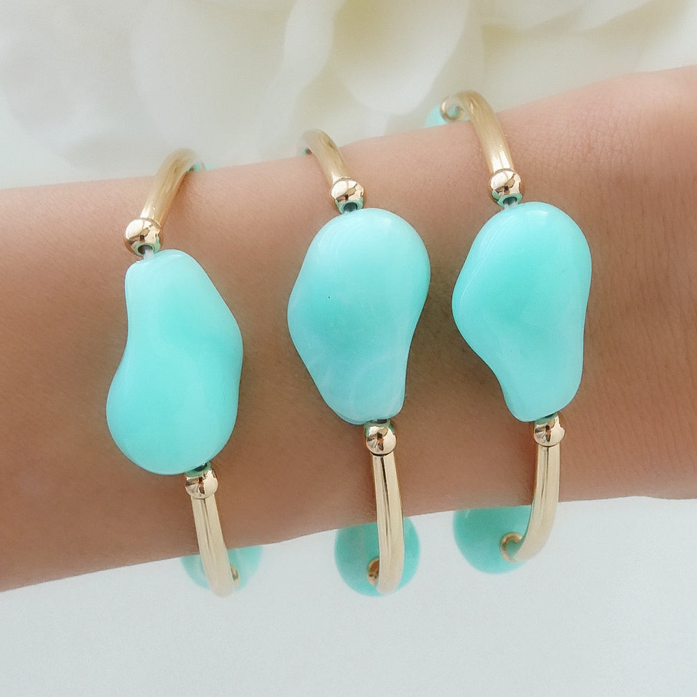 Dolores Pendant Bracelet Set (Turquoise)