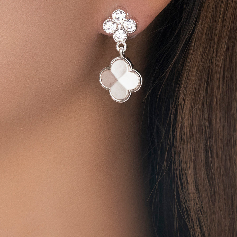 Simple Steffy Earrings (Silver)
