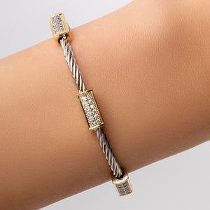 Silver & Gold Loretta Cuff