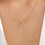 Rosie Bow Necklace