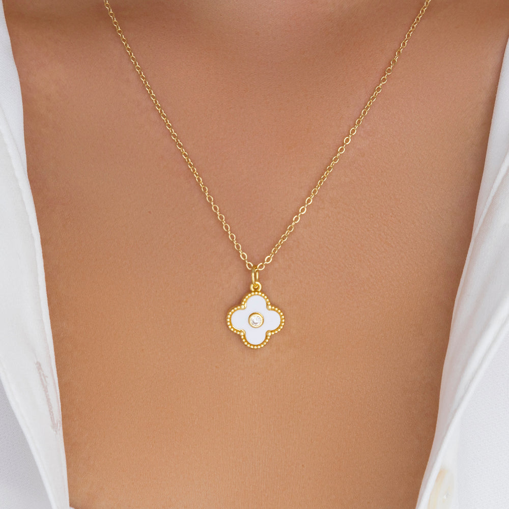 Cory Steffy Necklace (White)