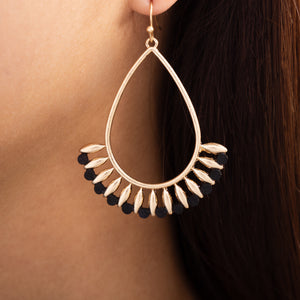 Rina Earrings (Black)