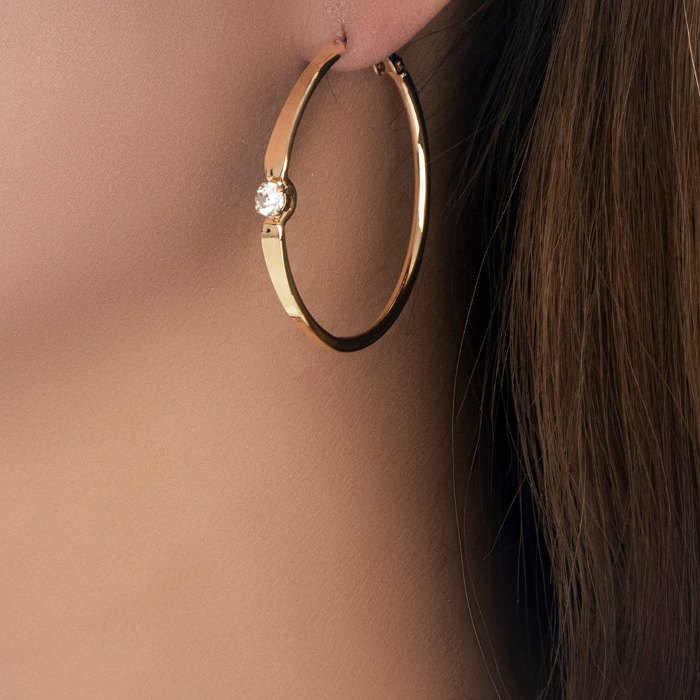 Crystal Tessa Hoops