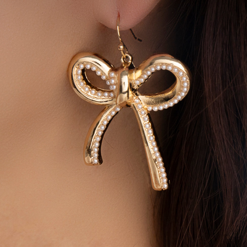 Jillian Bow Earrings