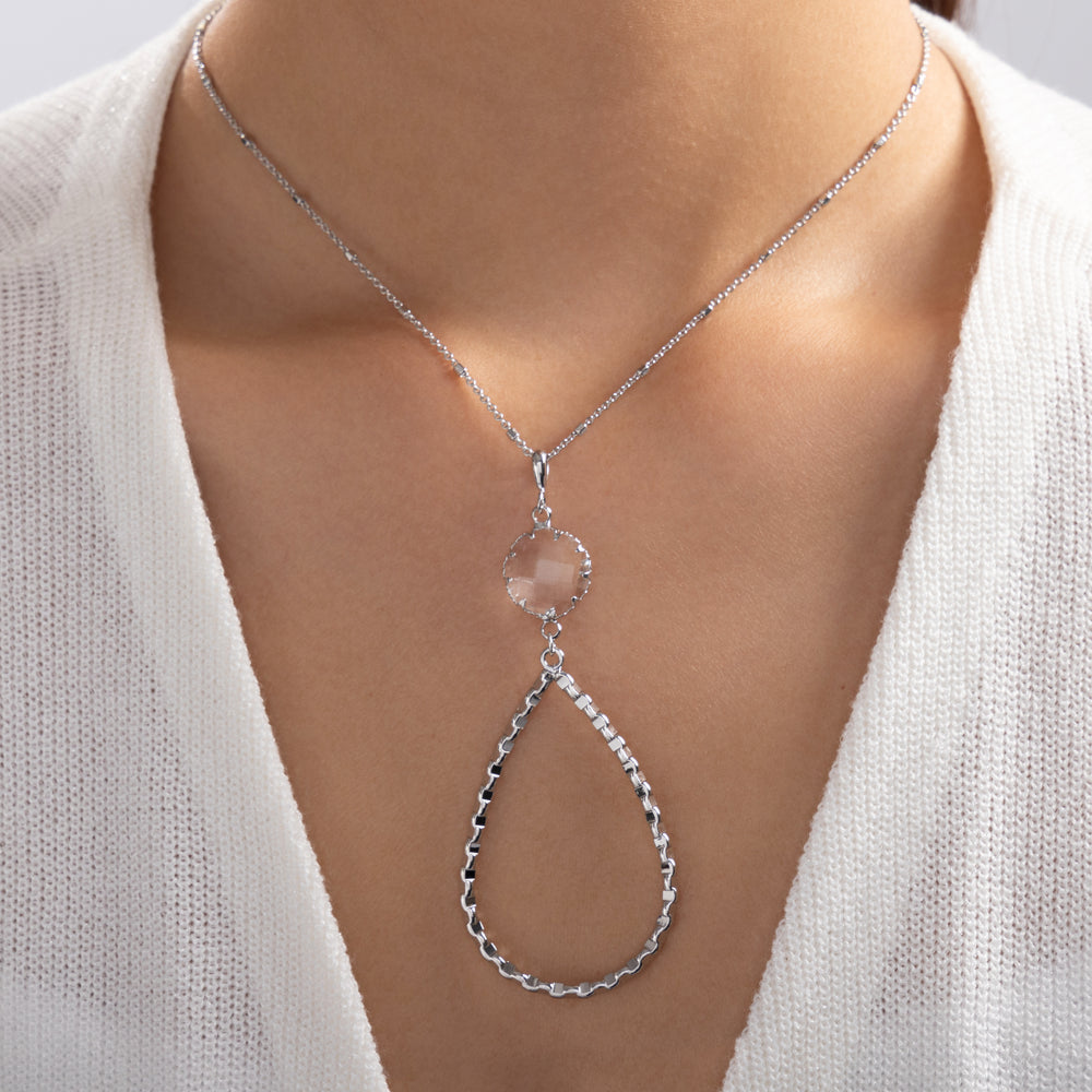 Stella Pendant Necklace (Silver)