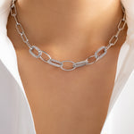 Sadie Chain Necklace (Silver)