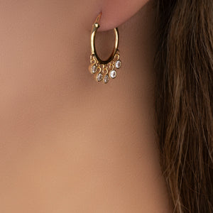 Crystal Melanie Hoops