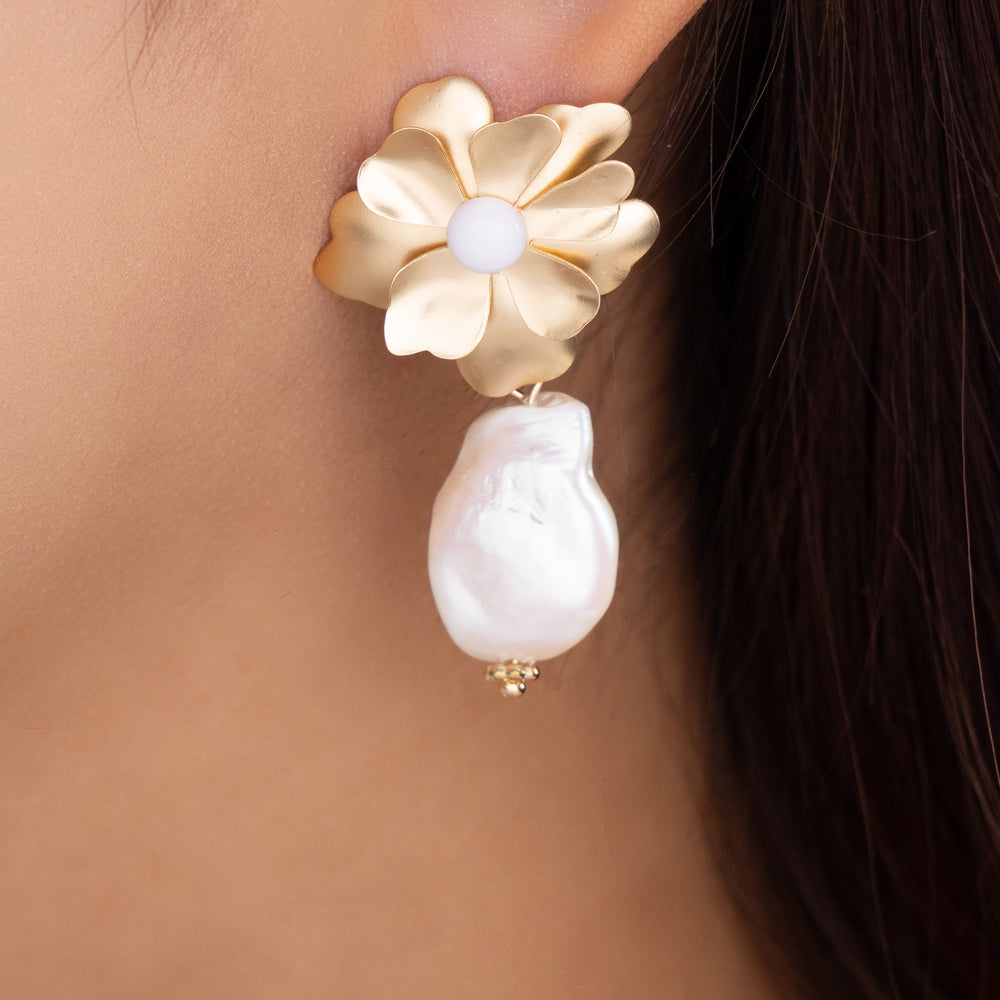 Lydia Flower Earrings